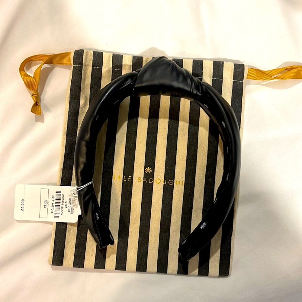 NWT- Lele Sadoughi Black Headband
